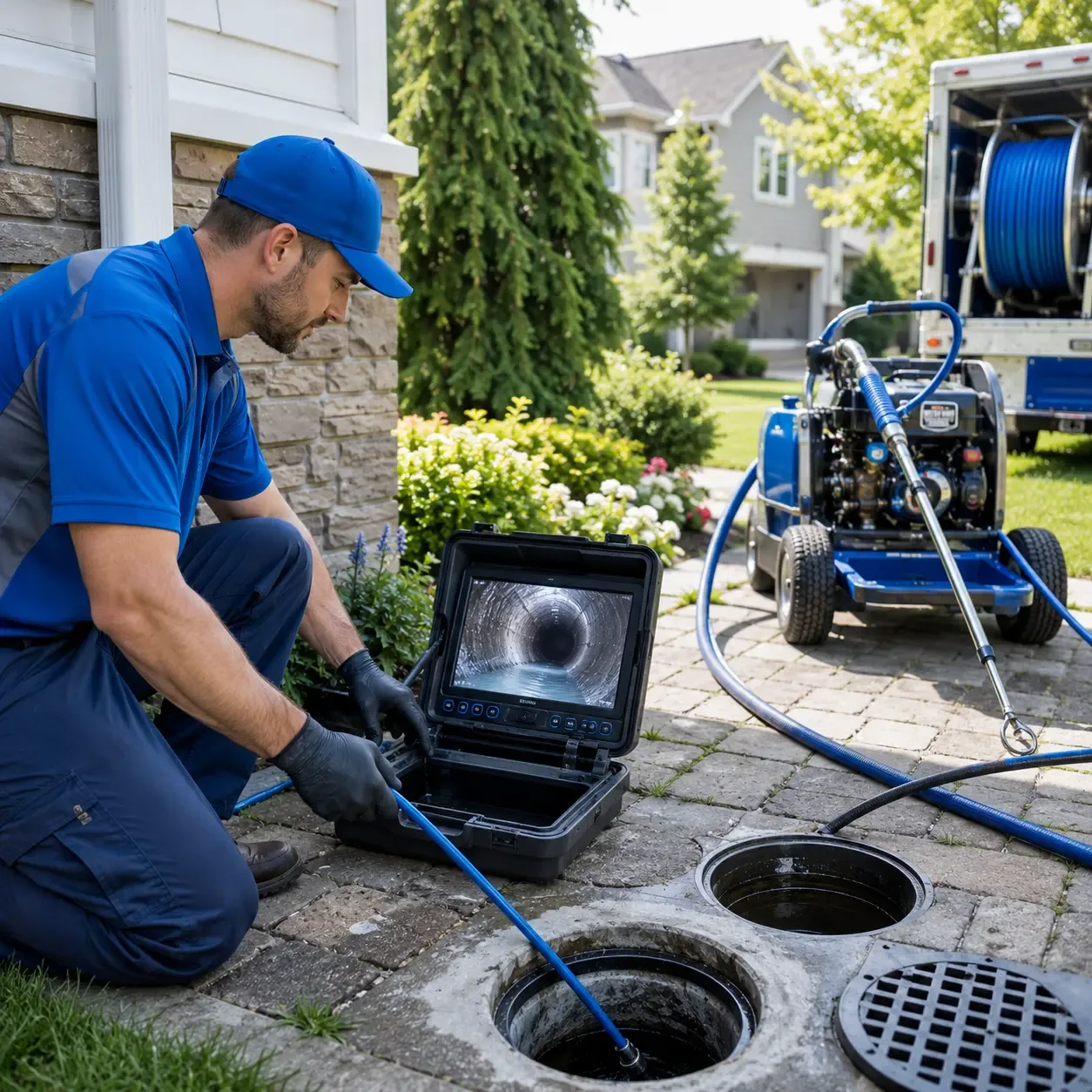 Outdoor drain cleaning professionals serving Talpa, TX